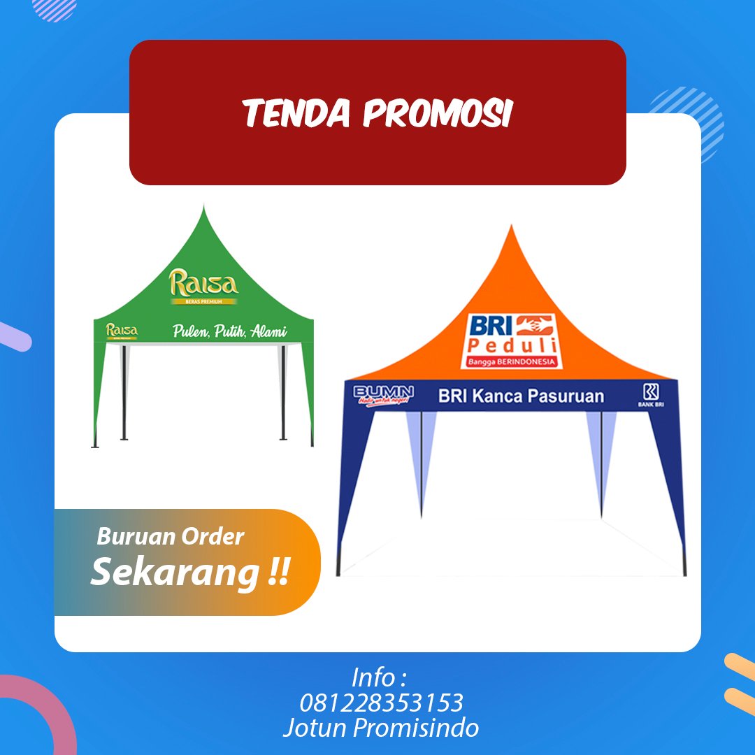 Ready Stock - Jual Tenda Portable Full Printing di Pagar Alam - 081228353153  - (Reseller Welcome)